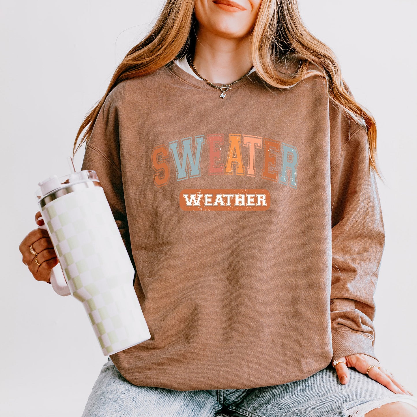 Varsity Sweater Weather | Lightweight Garment Dyed Sweatshirt