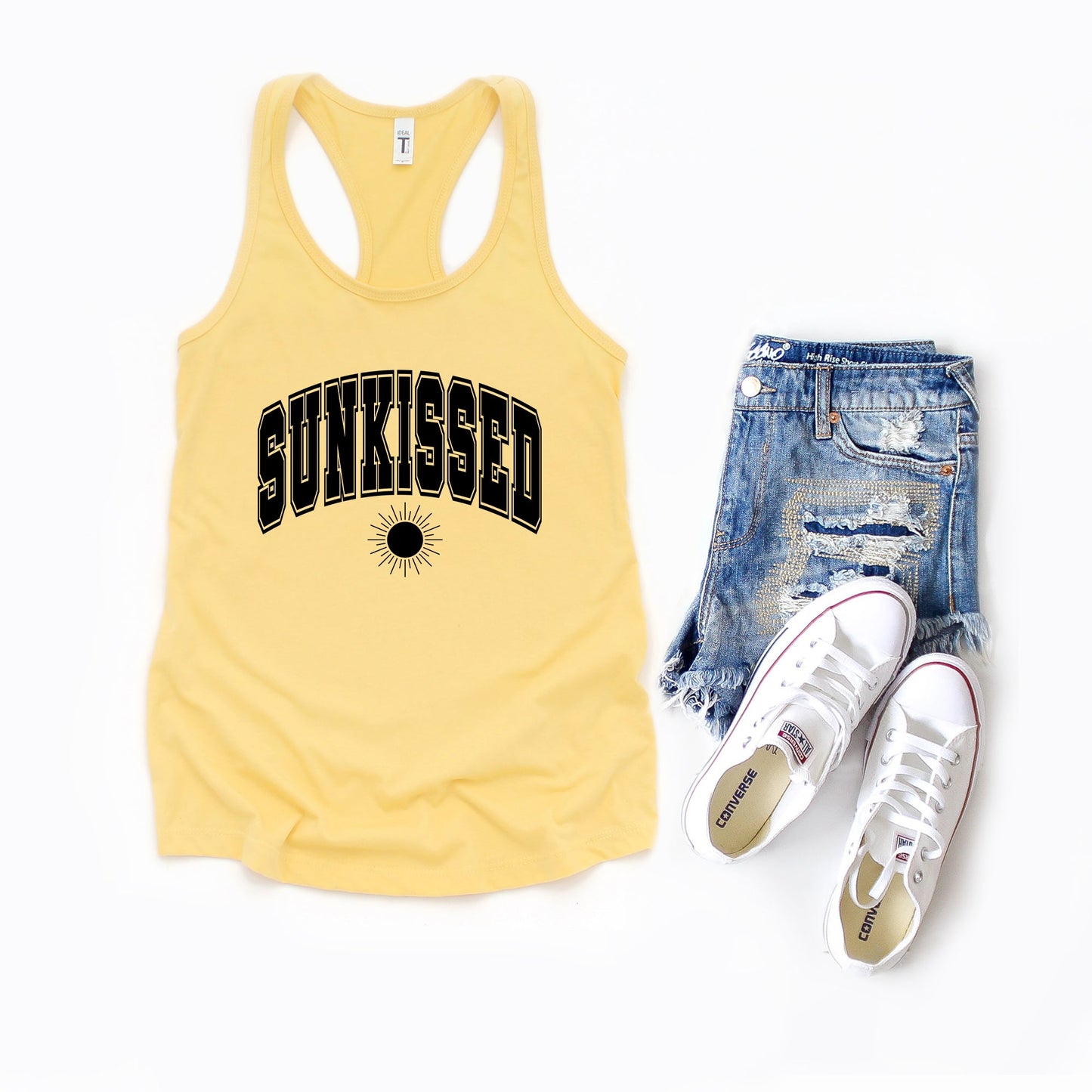 Sunkissed Varsity Sun | Racerback Tank