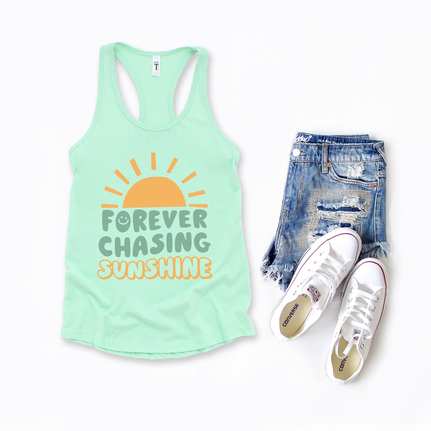 Forever Chasing Sunshine | Racerback Tank