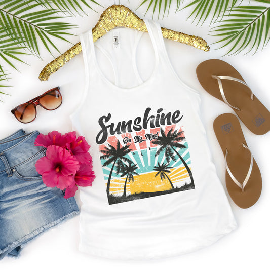 Sunshine On My Mind | Racerback Tank