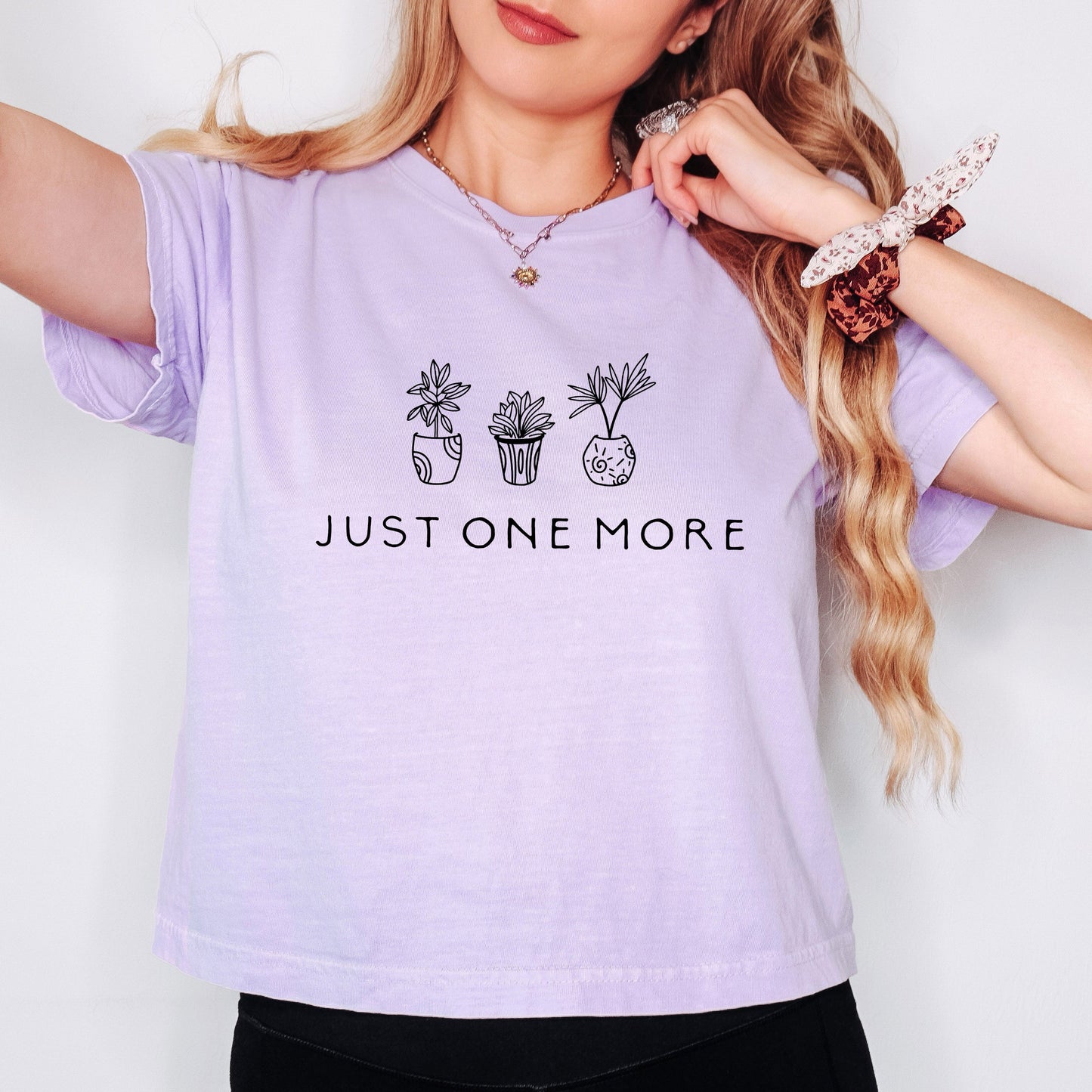 Just One More Plant | Relaxed Fit Cropped Tee