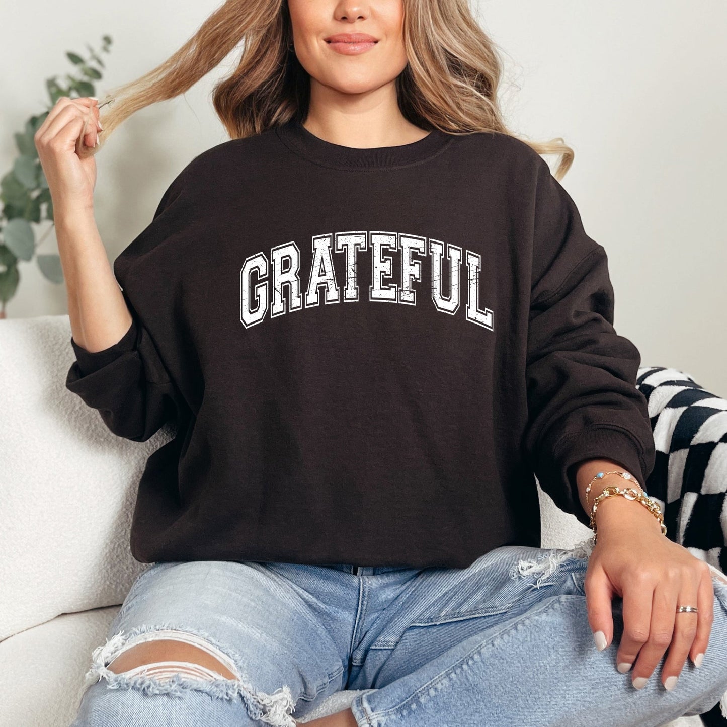 Grateful Varsity | Sweatshirt