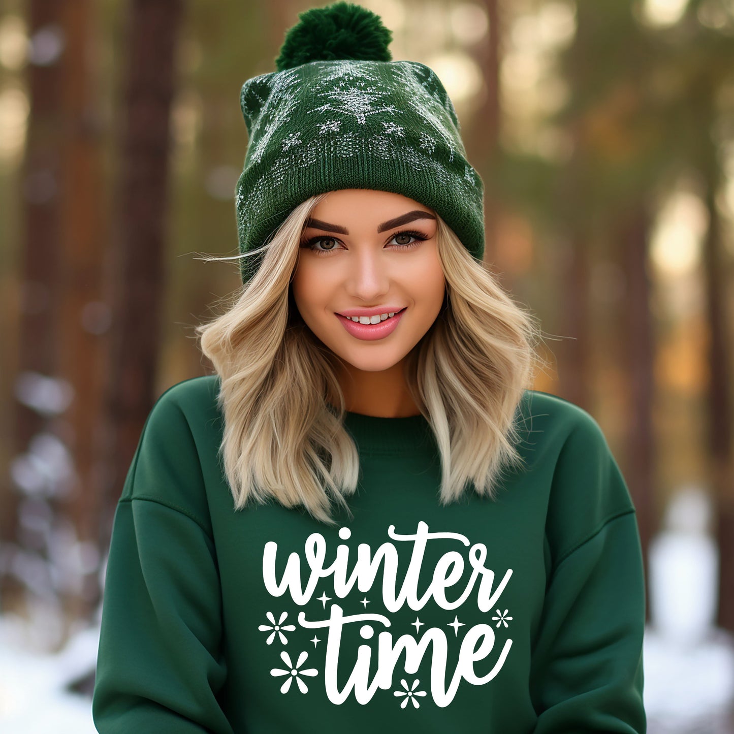 Winter Time Snowflakes | Sweatshirt