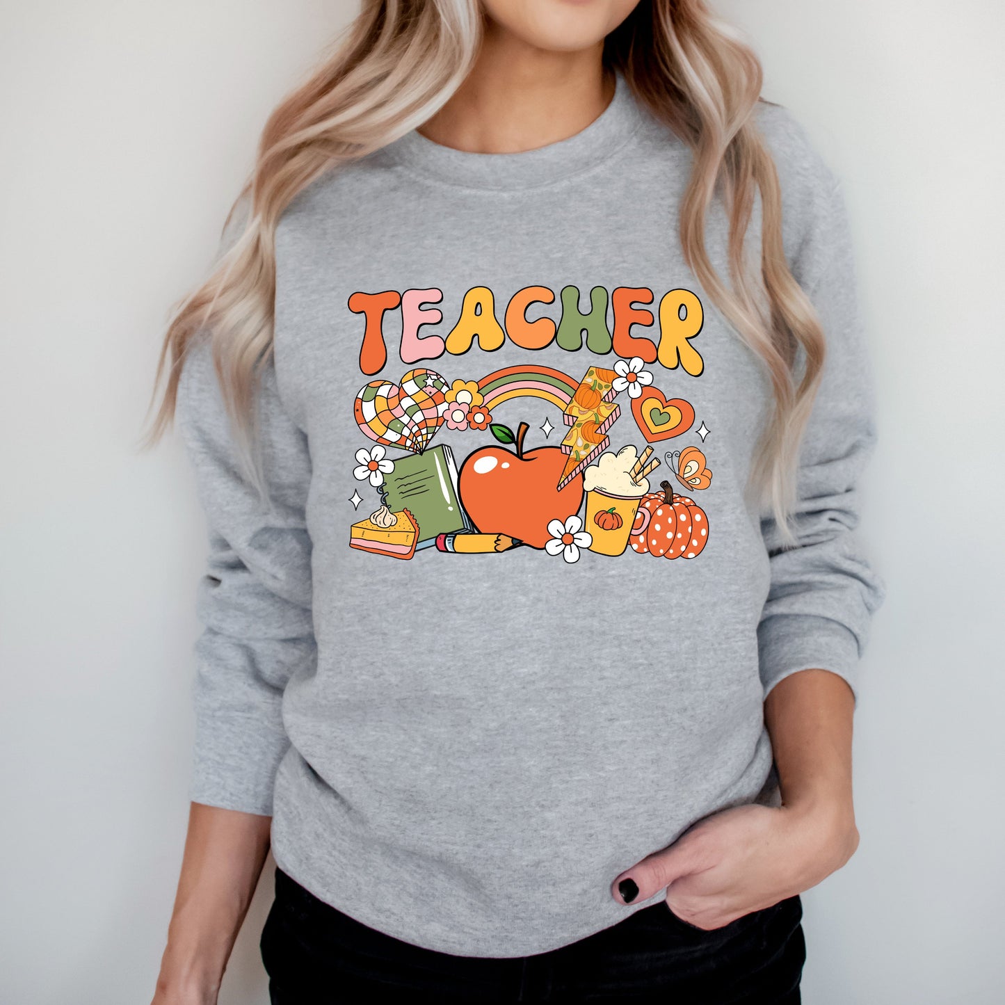 Teacher Fall Collage | Sweatshirt