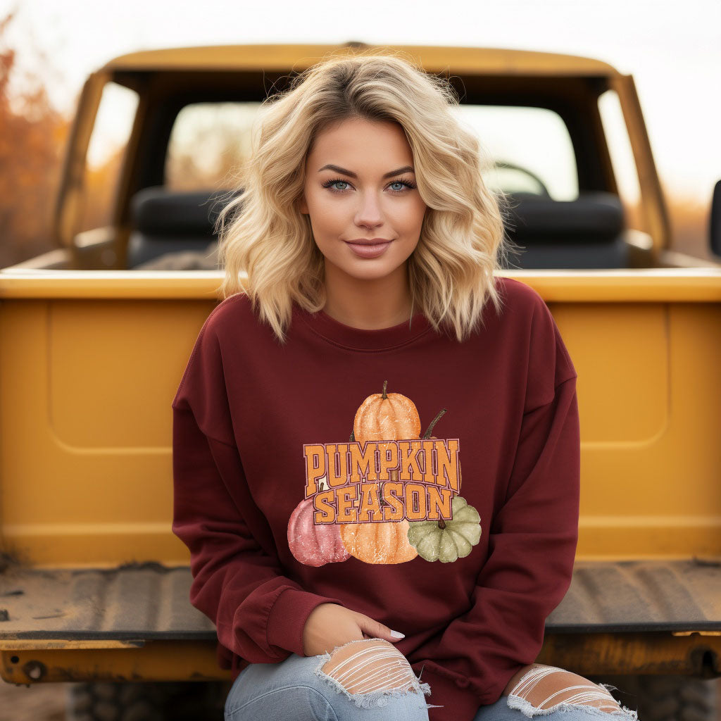 Pumpkin Season Distressed | Sweatshirt