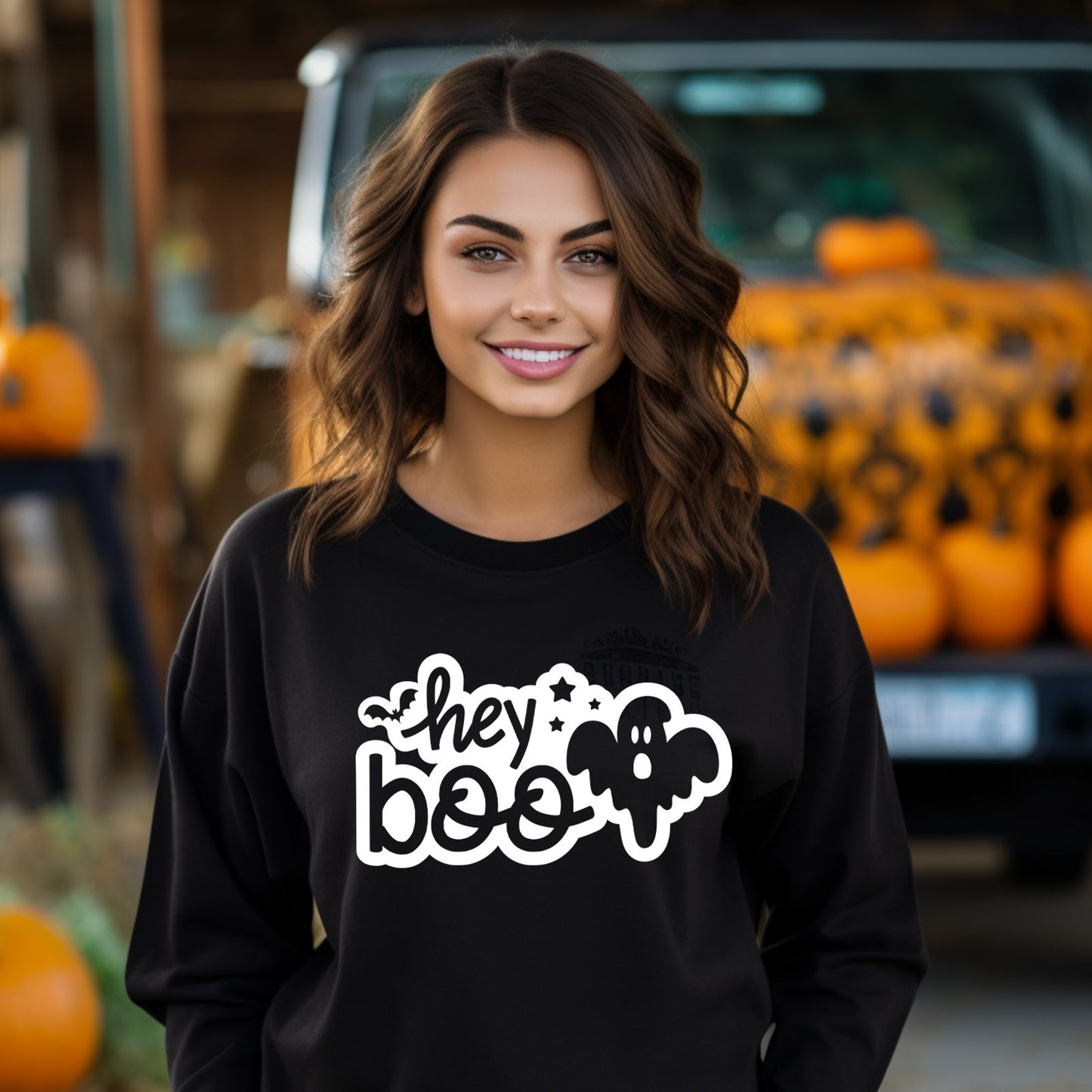 Hey Boo Ghost | Sweatshirt