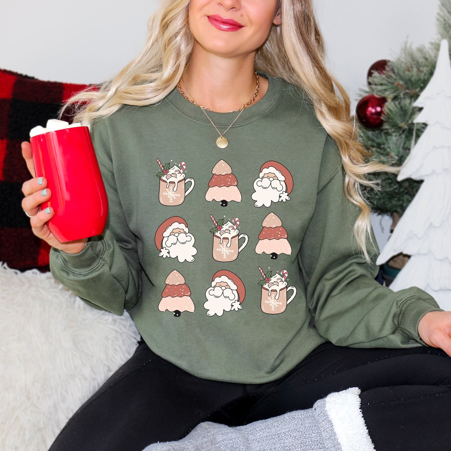 Santa Tree Mug Chart | Sweatshirt