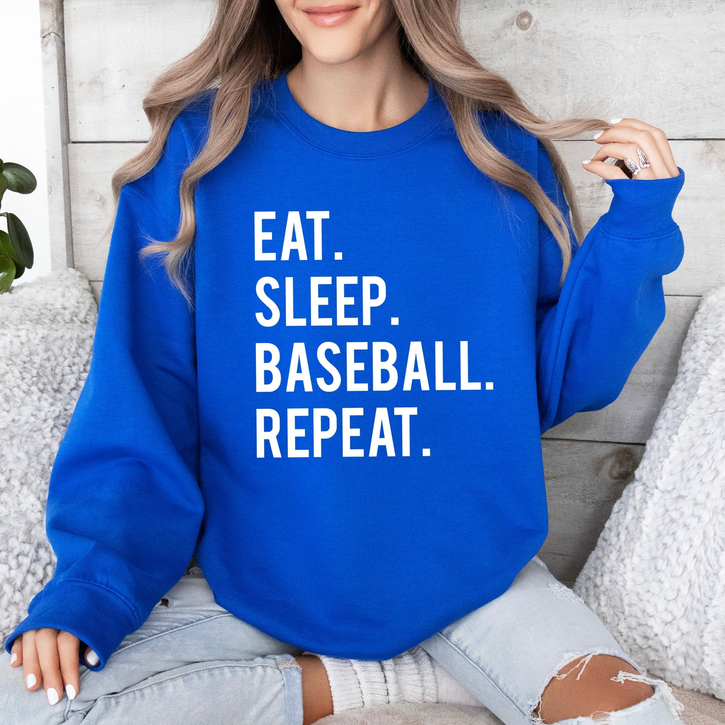 Eat Sleep Baseball Repeat | Sweatshirt