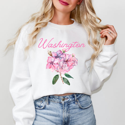 Washington Flower Colorful | Sweatshirt