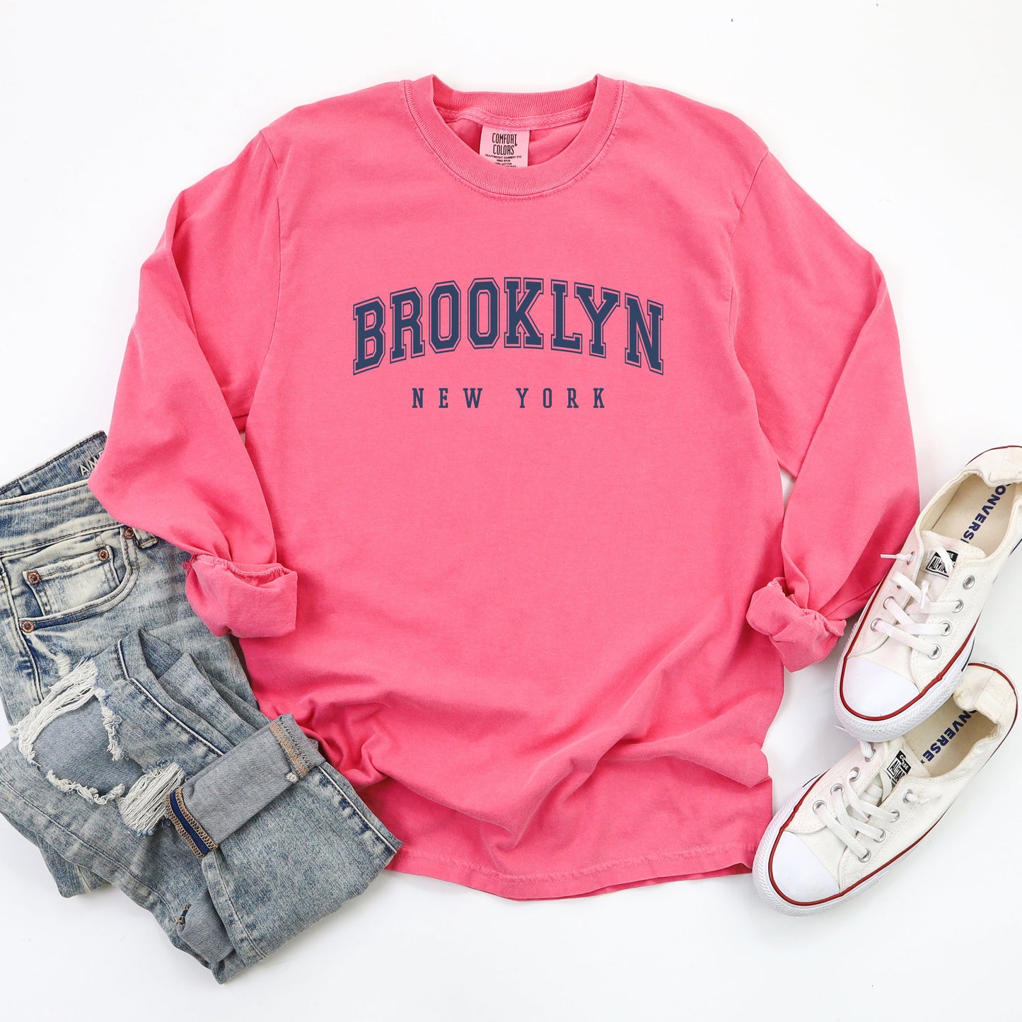 Brooklyn New York | Garment Dyed Long Sleeve