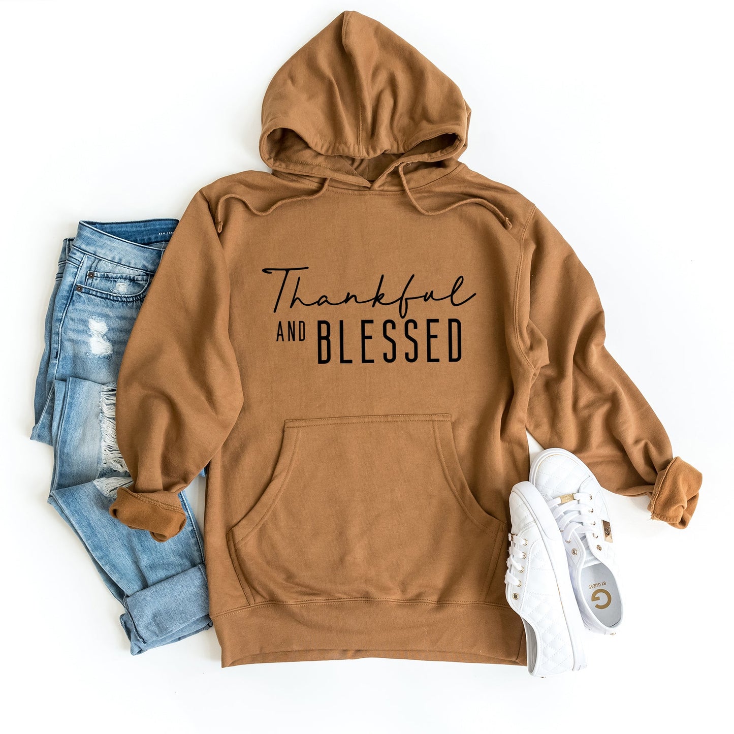 Thankful And Blessed | Graphic Hoodie