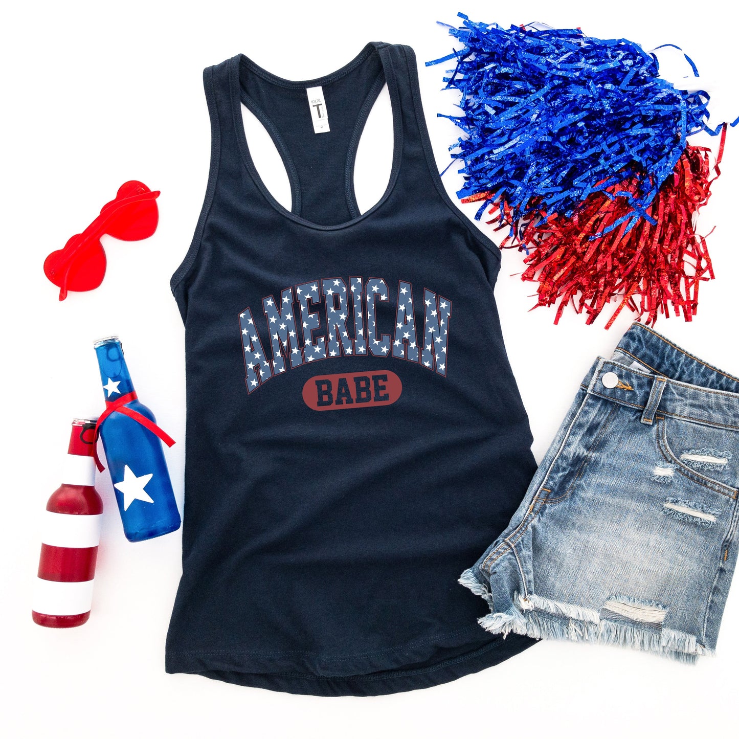 Varsity American Babe | Racerback Tank