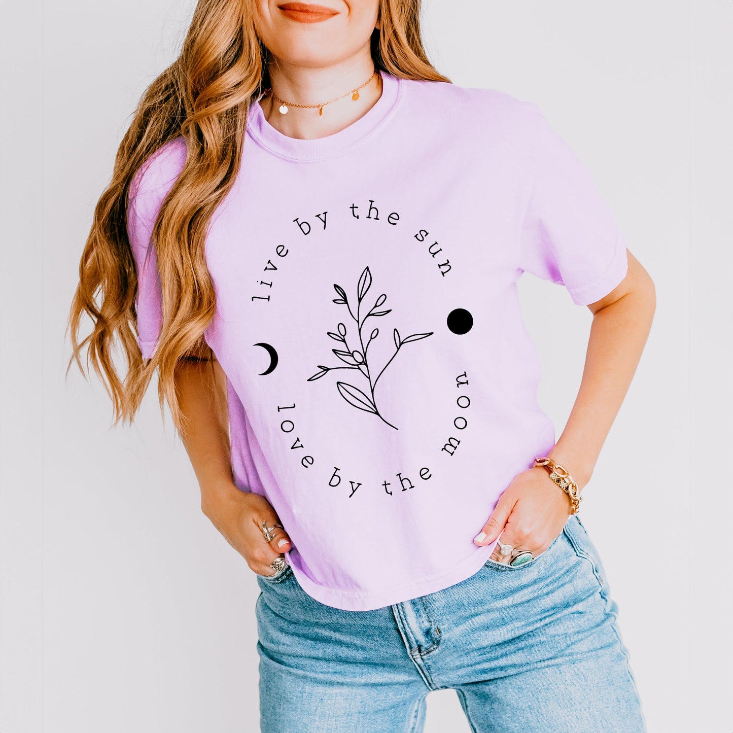 Live By The Sun | Relaxed Fit Cropped Tee