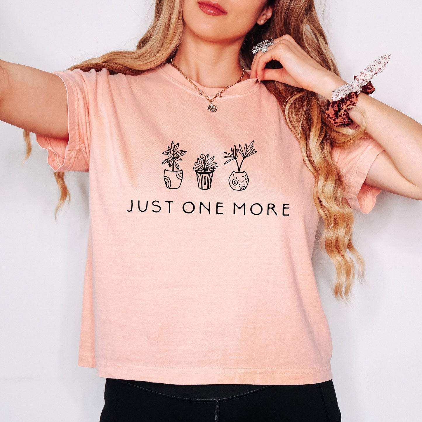 Just One More Plant | Relaxed Fit Cropped Tee