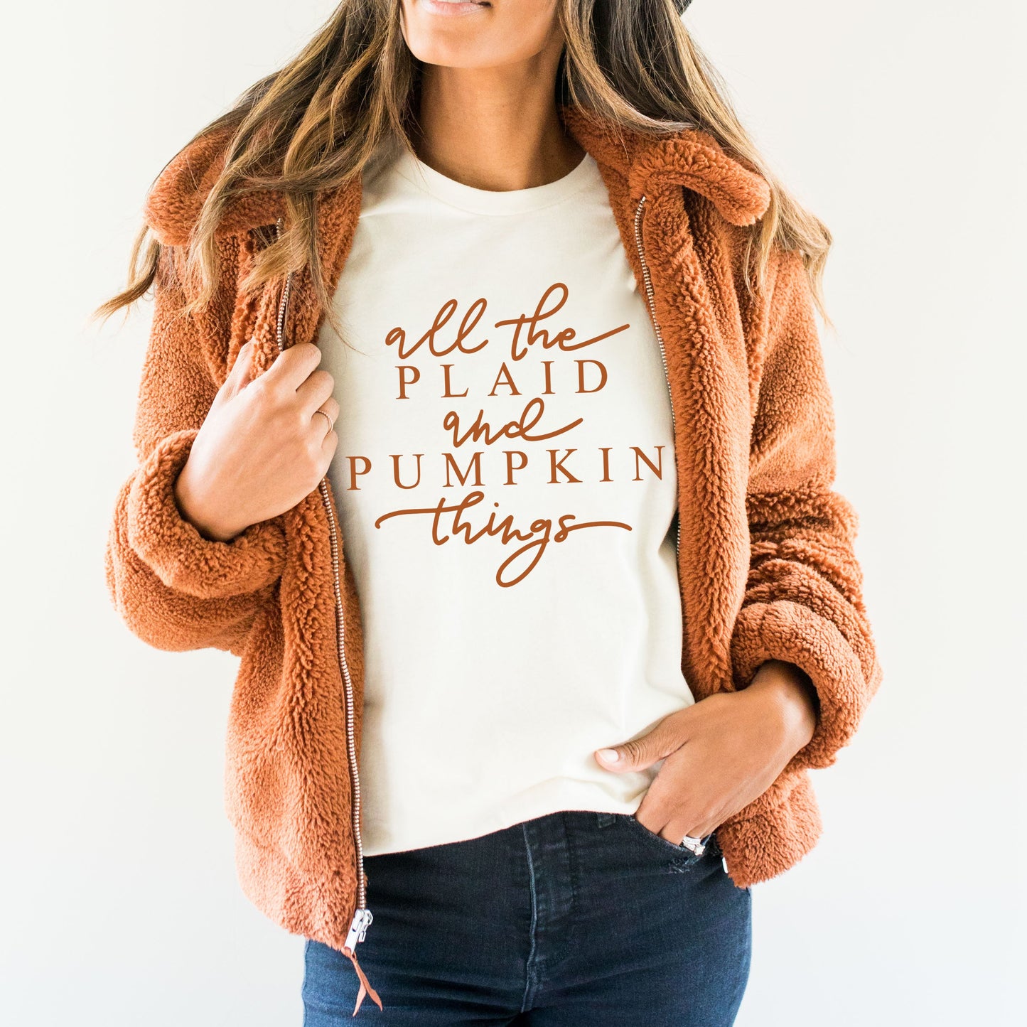 All The Plaid and Pumpkin Things | Short Sleeve Graphic Tee