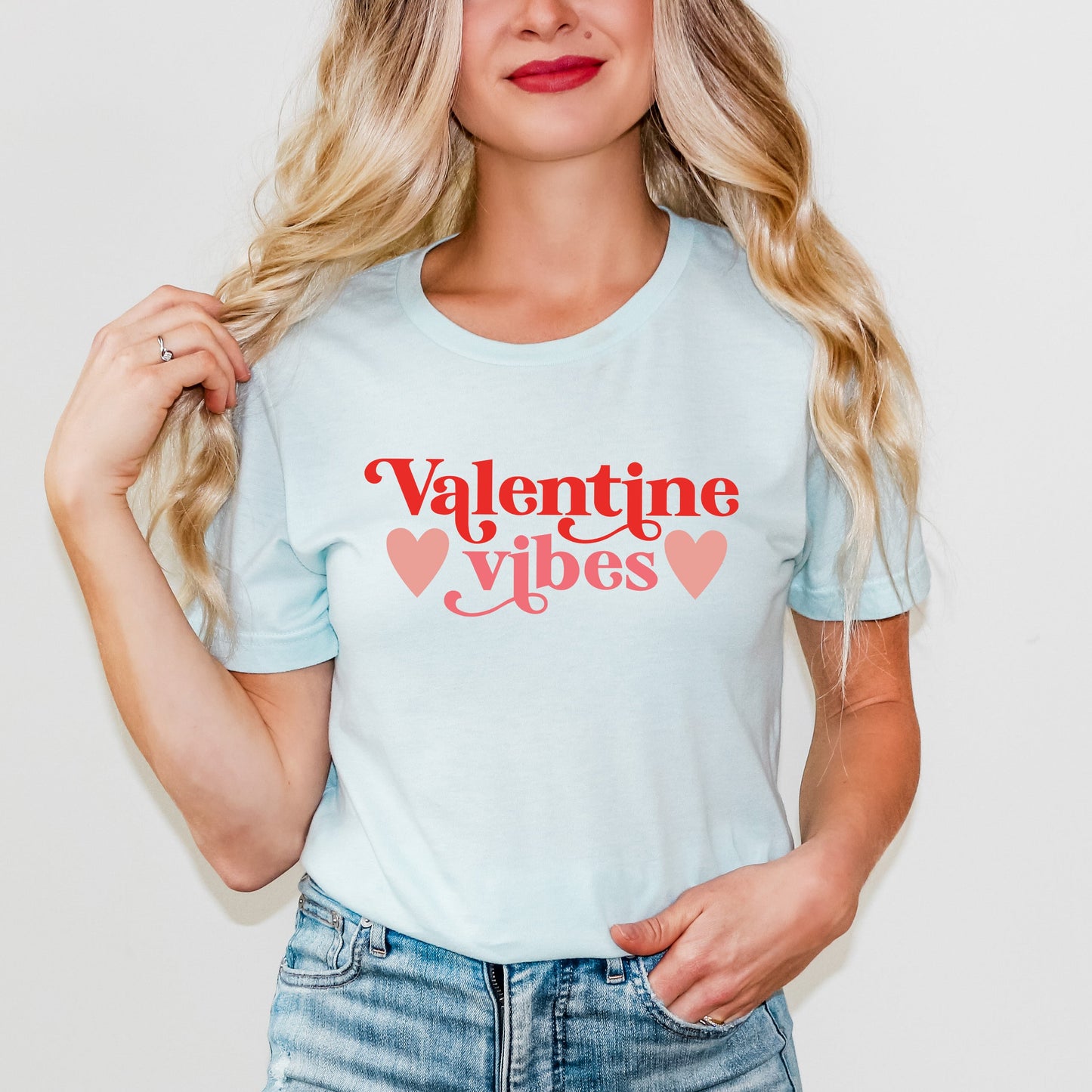 Valentine Vibes | Short Sleeve Crew Neck