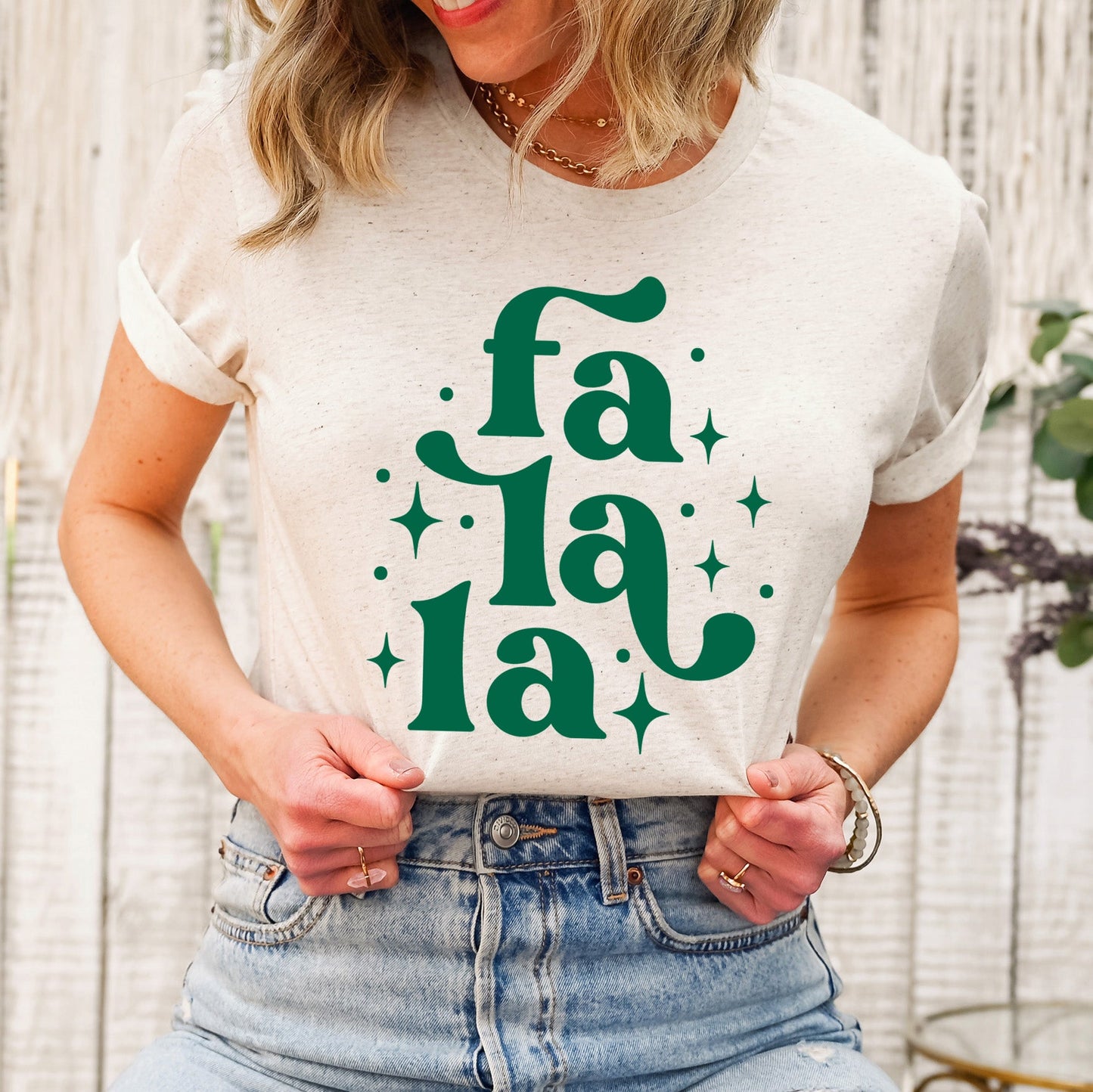 Whimsical Fa La La | Short Sleeve Graphic Tee