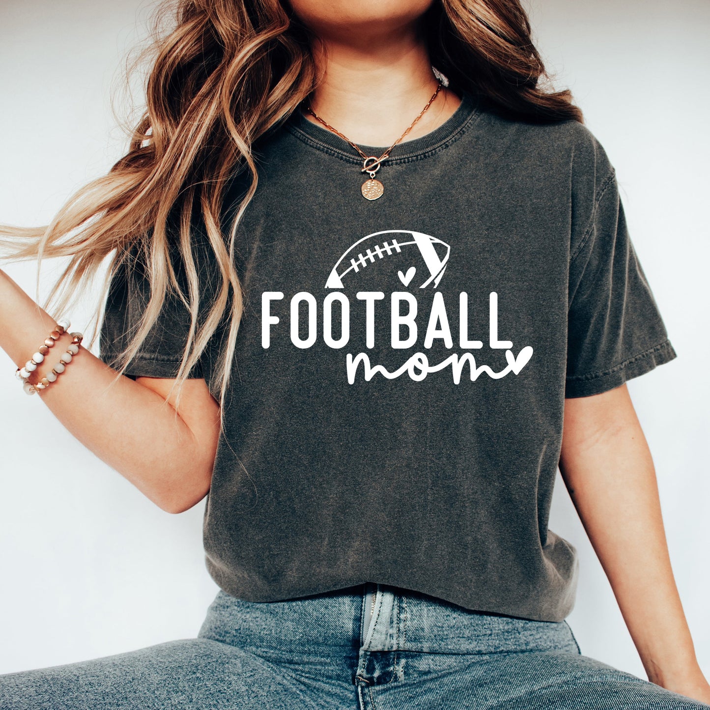 Football Mom Ball | Garment Dyed Tee