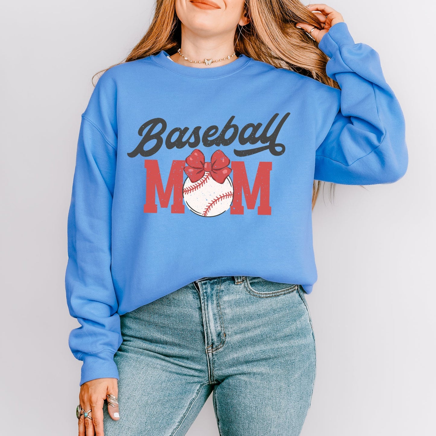 Coquette Baseball Mom | Sweatshirt