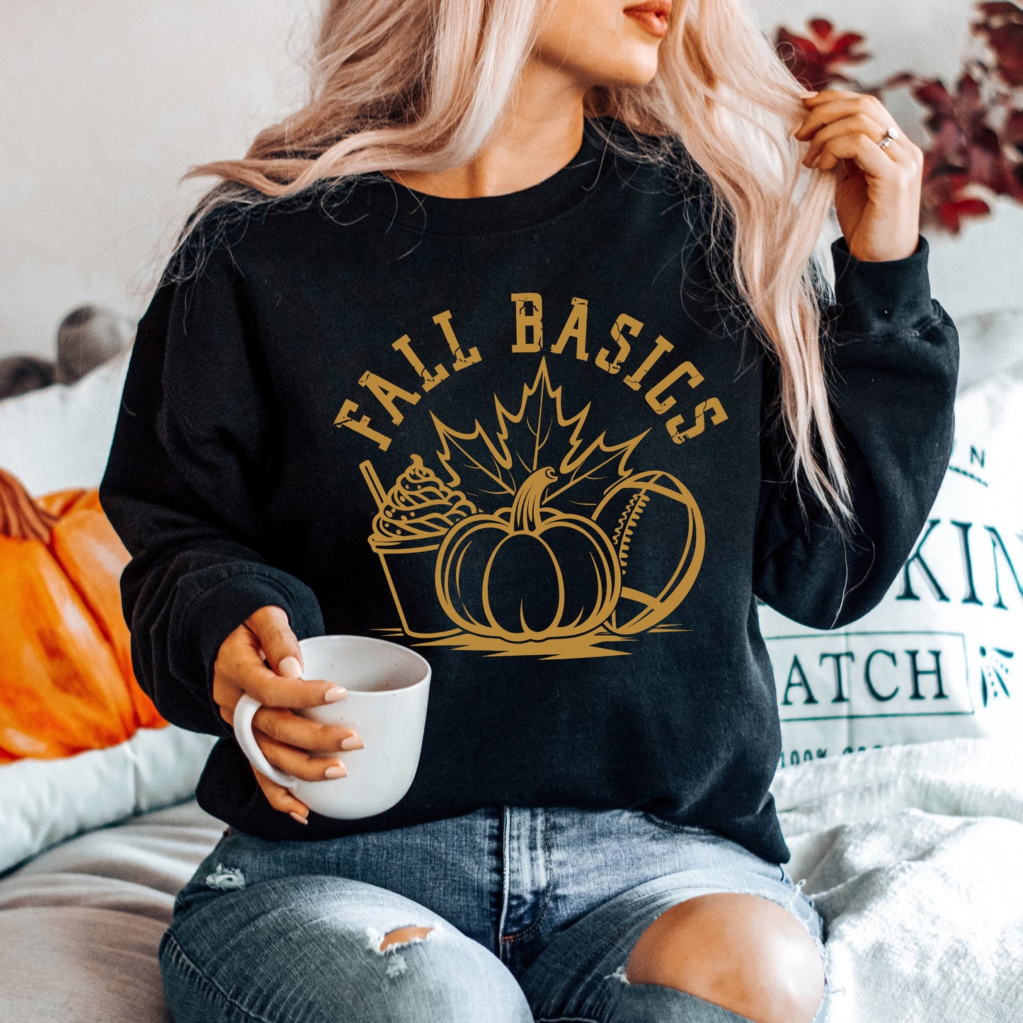 Fall Basics Collage | Sweatshirt