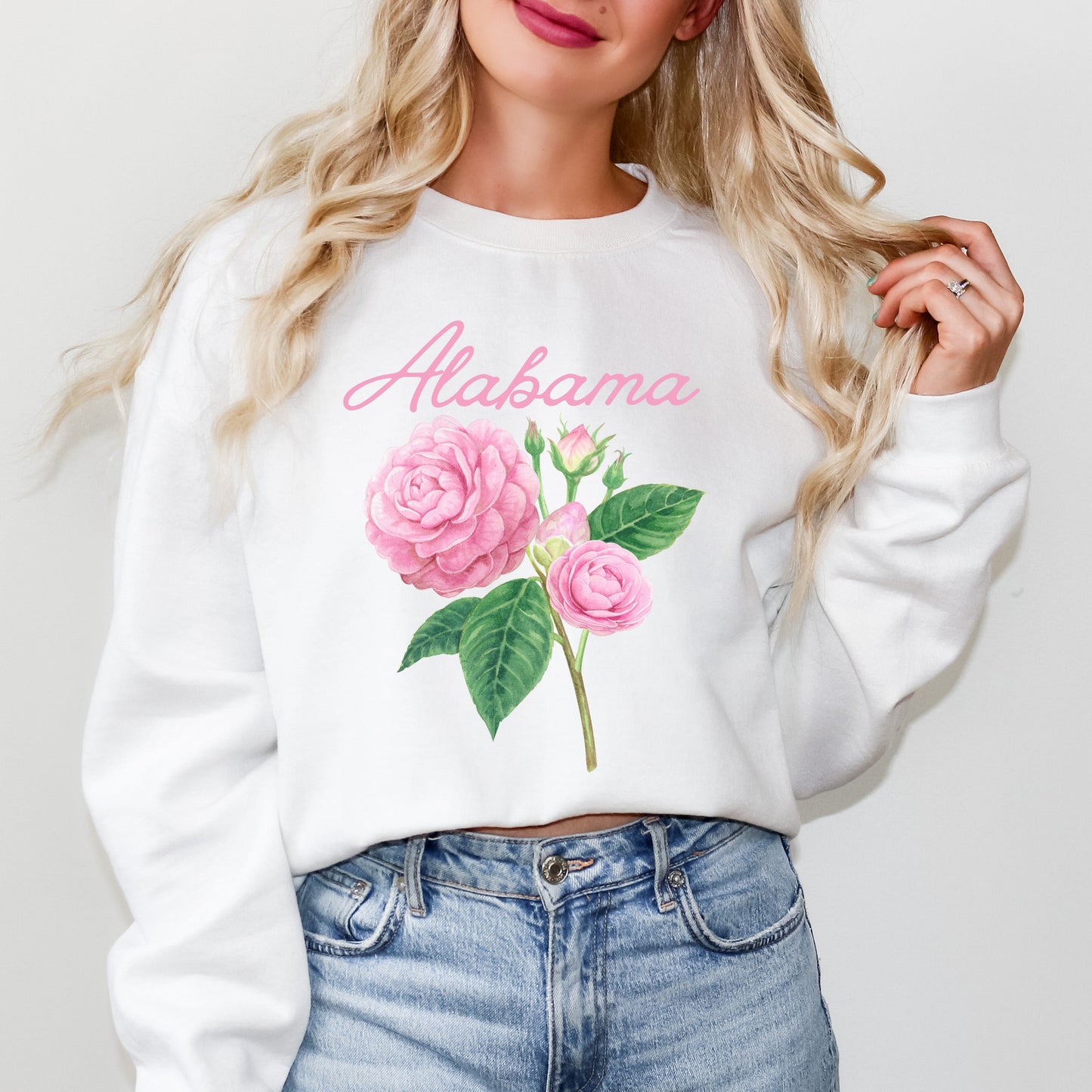 Alabama Flower Colorful | Sweatshirt