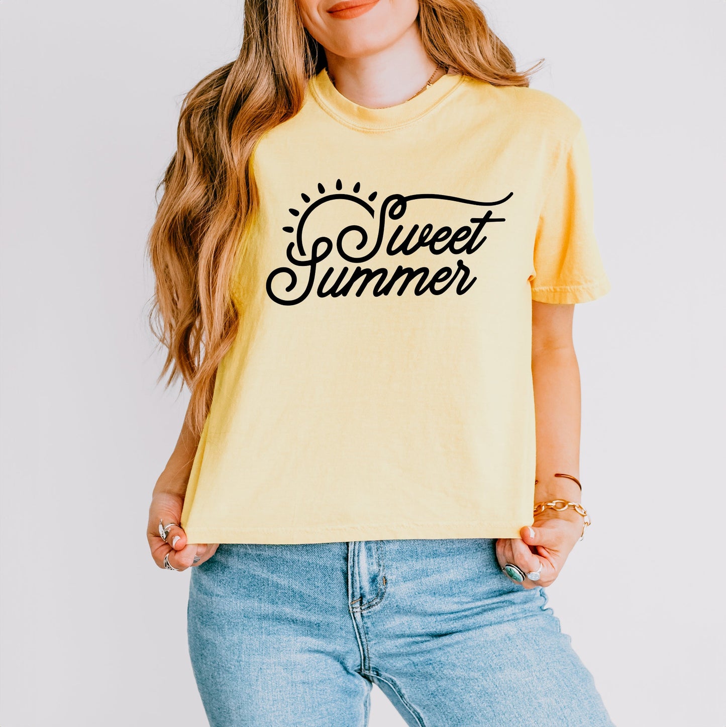 Sweet Summer | Relaxed Fit Cropped Tee