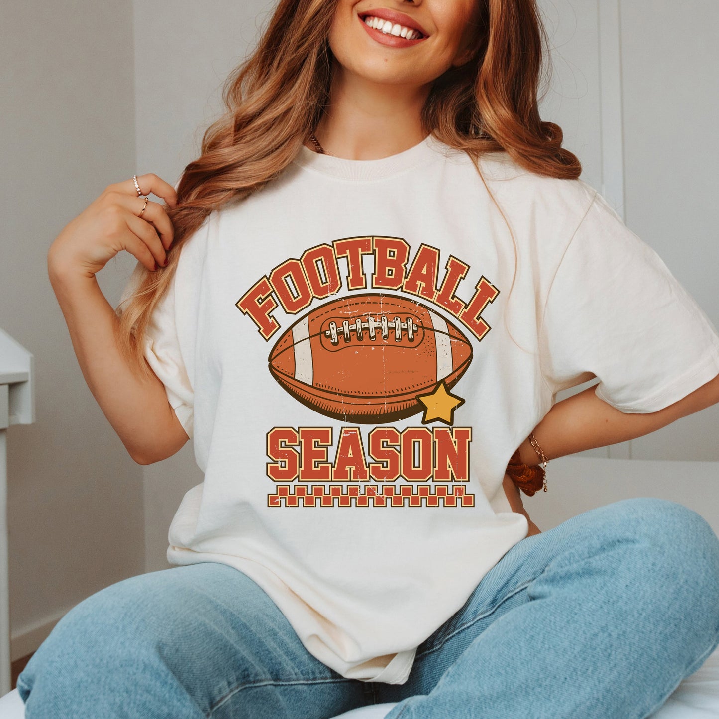 Football Season Star | Garment Dyed Tee