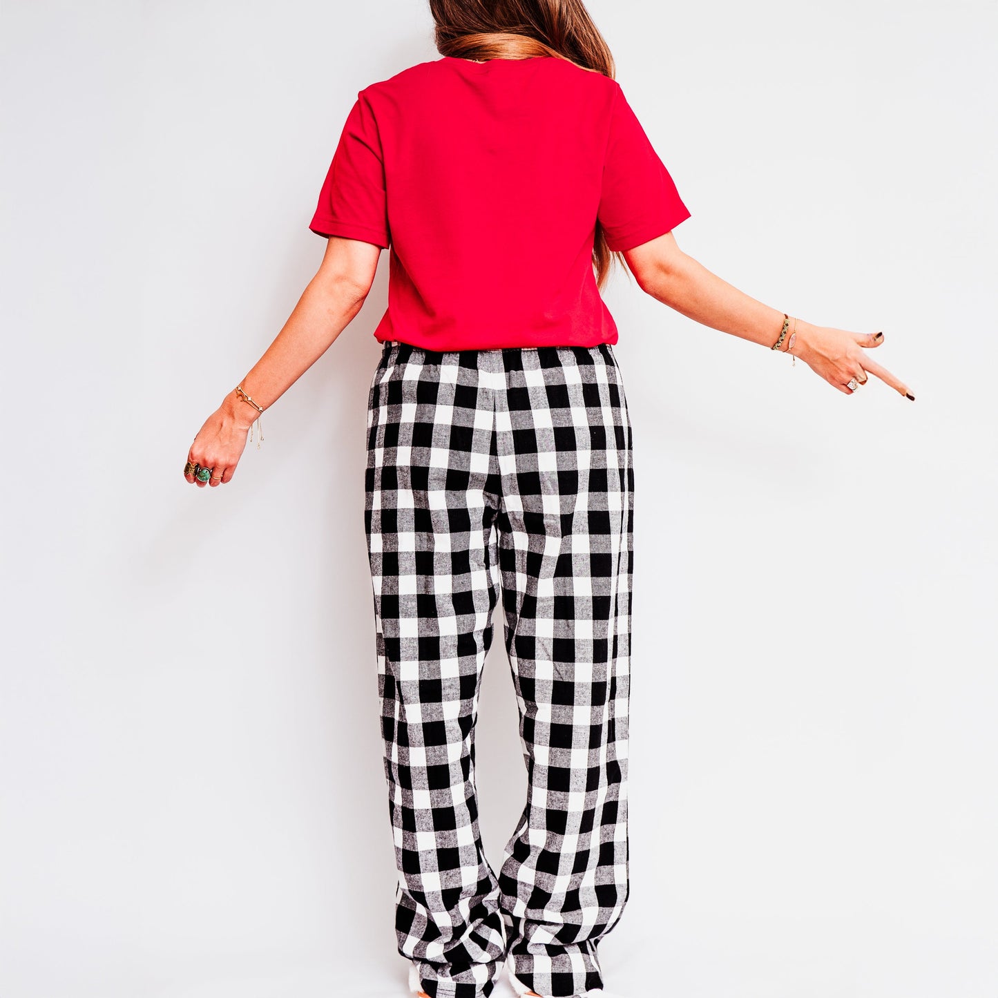 Sweetheart Varsity | Plaid Pajama Set