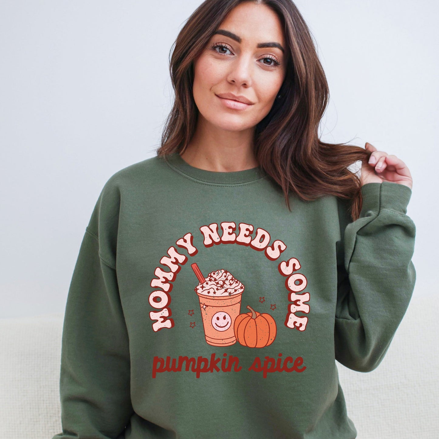 Retro Mommy Needs Some Pumpkin Spice | Sweatshirt