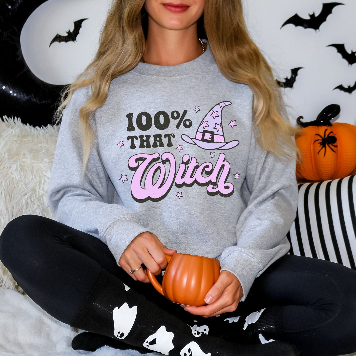 Purple 100% That Witch | Sweatshirt