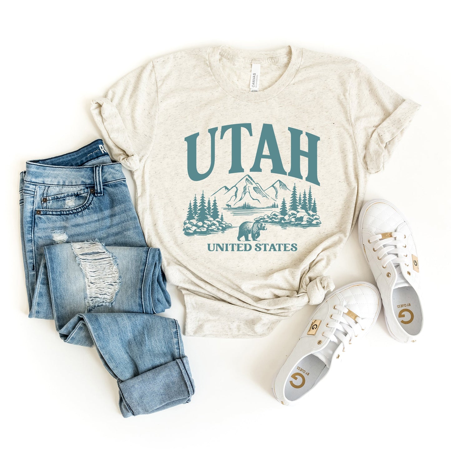 Utah Forest Scene | Short Sleeve Crew Neck