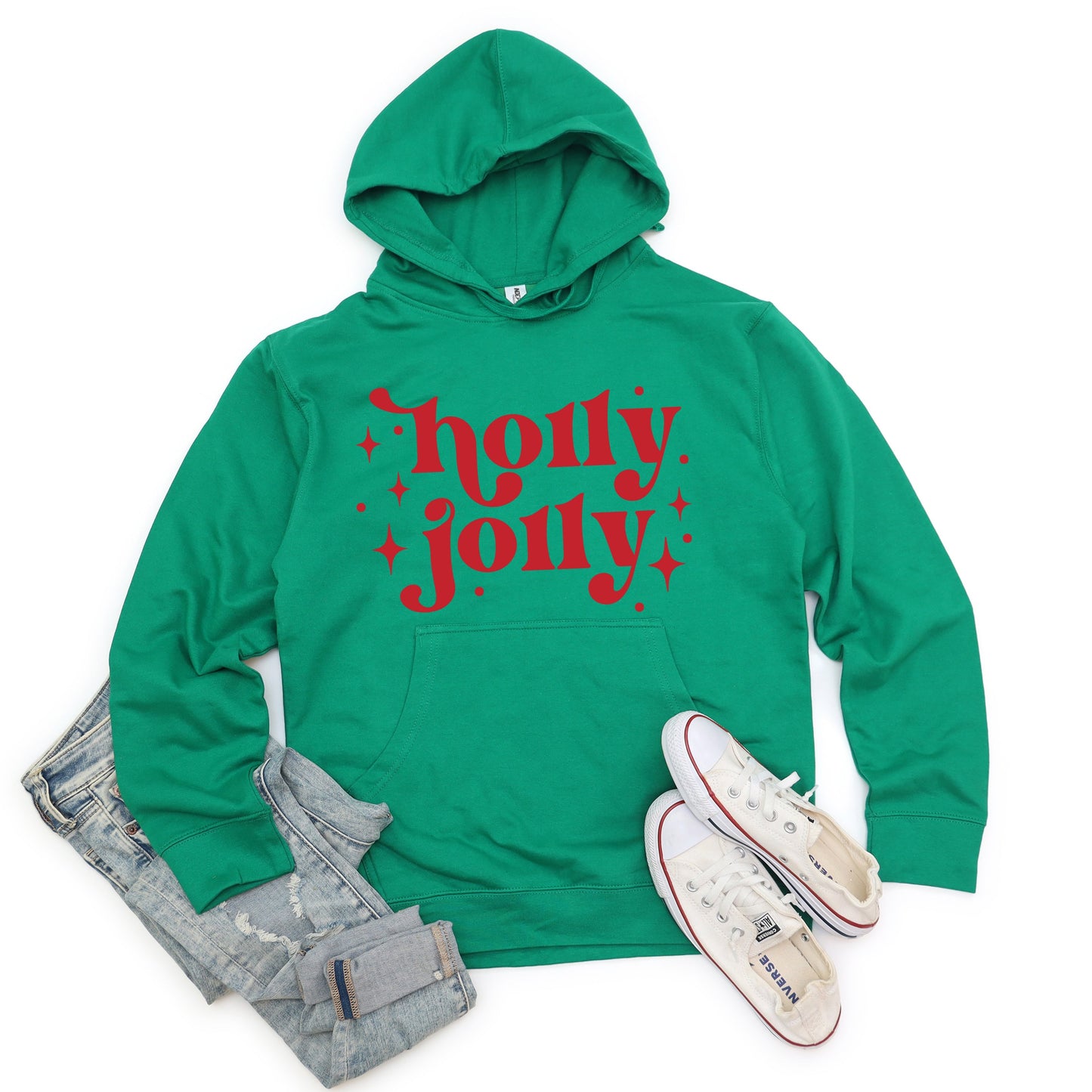 Whimsical Holly Jolly | Hoodie