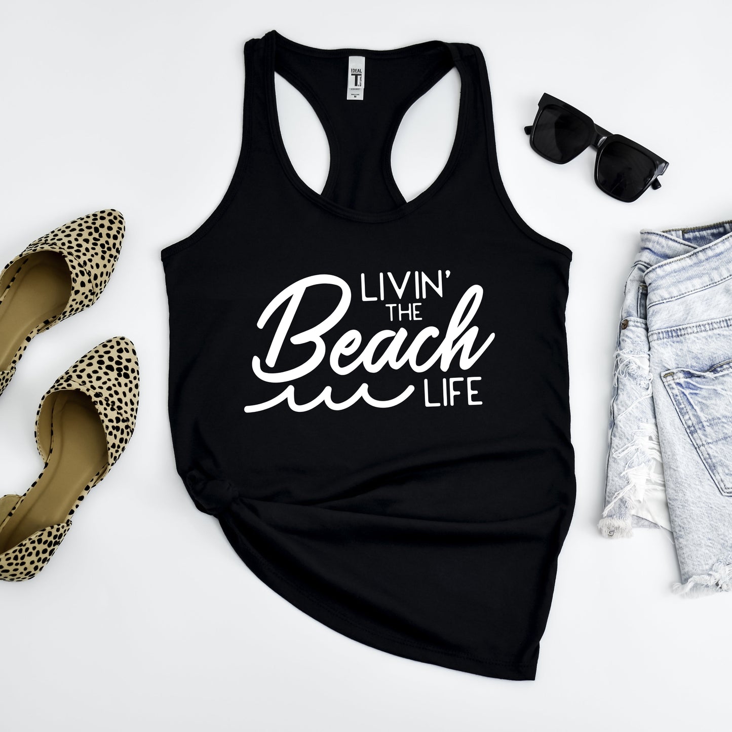 Livin' The Beach Life | Racerback Tank