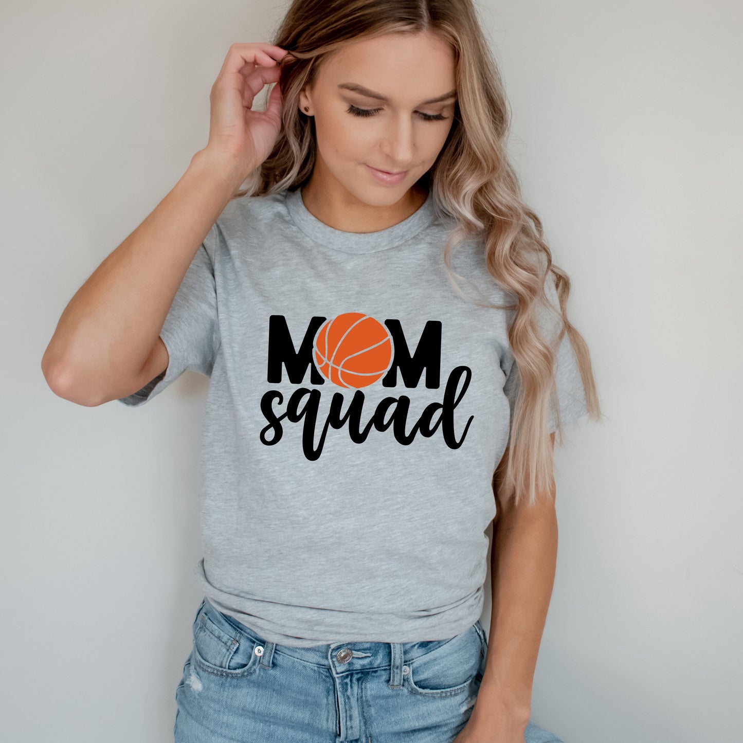 Mom Squad Basketball | Short Sleeve Graphic Tee