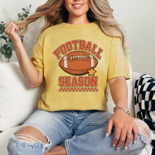 Football Season Star | Garment Dyed Tee