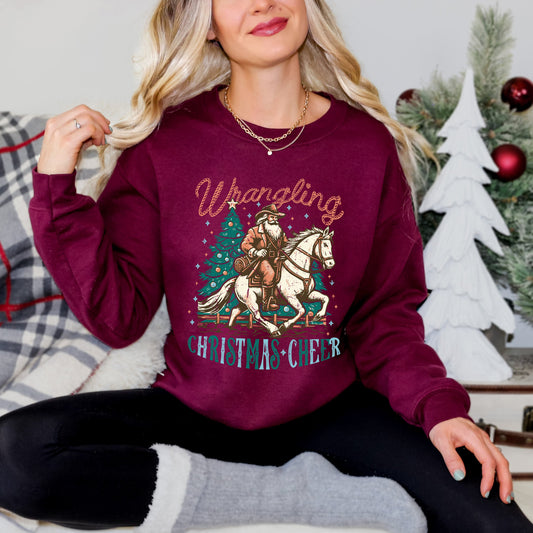 Wrangling Christmas Cheer | Sweatshirt