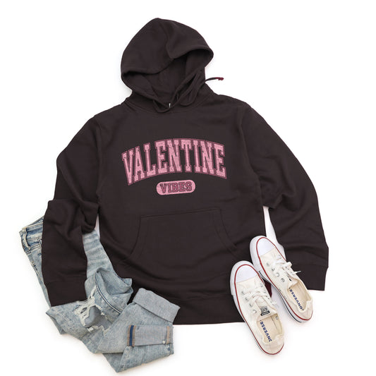 Valentine Vibes Distressed | Hoodie