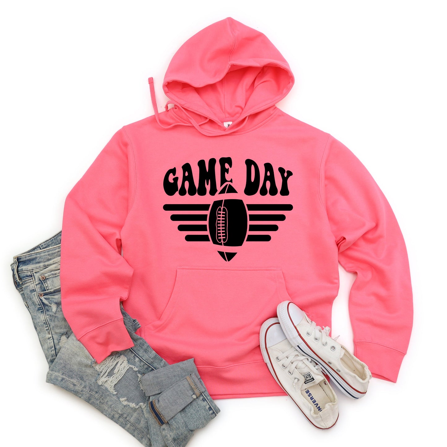 Football Game Day Stripes | Hoodie