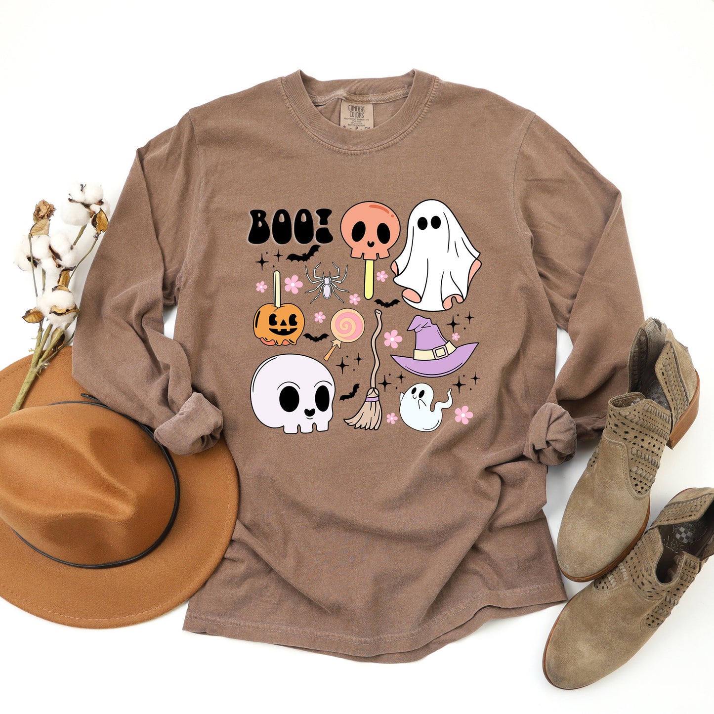 Boo Chart | Garment Dyed Long Sleeve