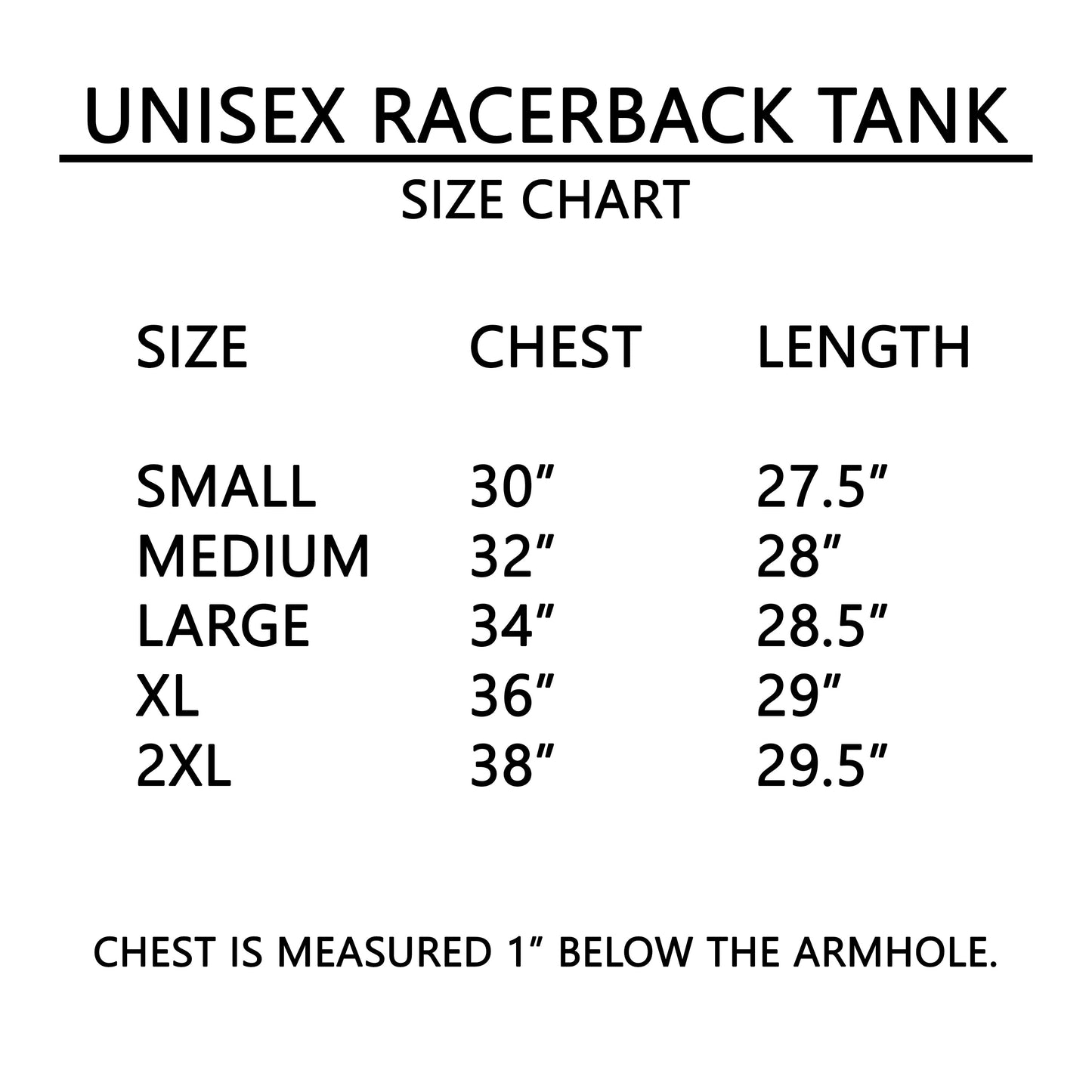 Coquette Flag Chart | Racerback Tank