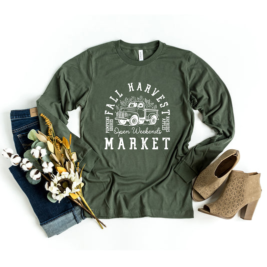 Fall Harvest Market | Long Sleeve Crewneck