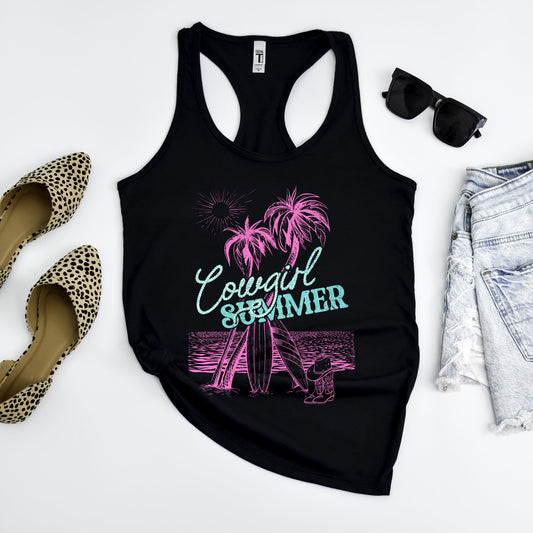 Cowgirl Summer | Racerback Tank