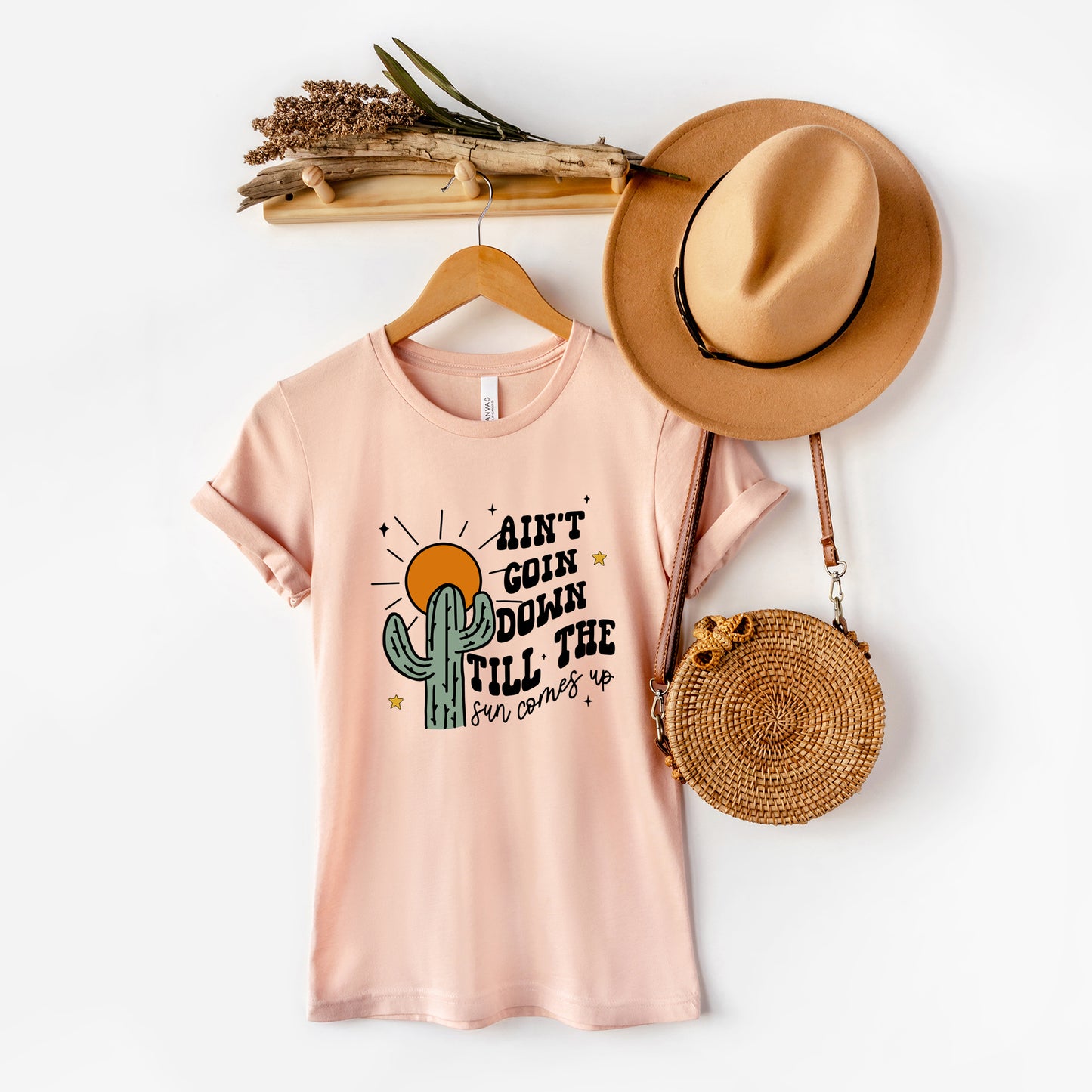 Ain't Goin Down Cactus | Short Sleeve Crewneck