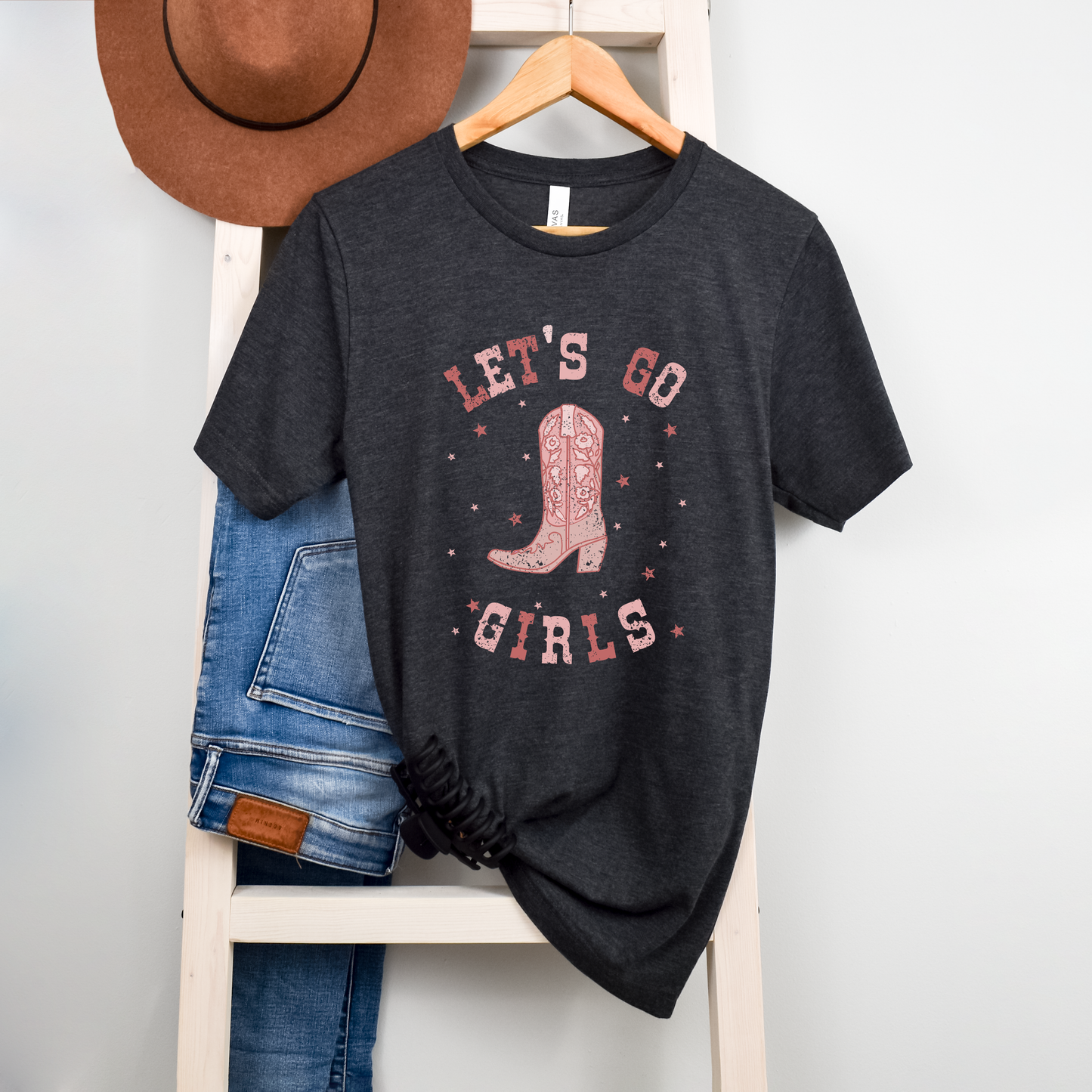 Lets Go Girls Boot | Short Sleeve Crewneck