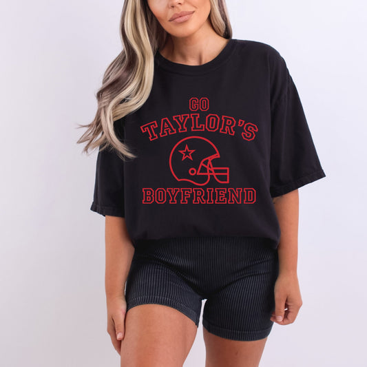 Go Taylor's Boyfriend Varsity | Garment Dyed Tee