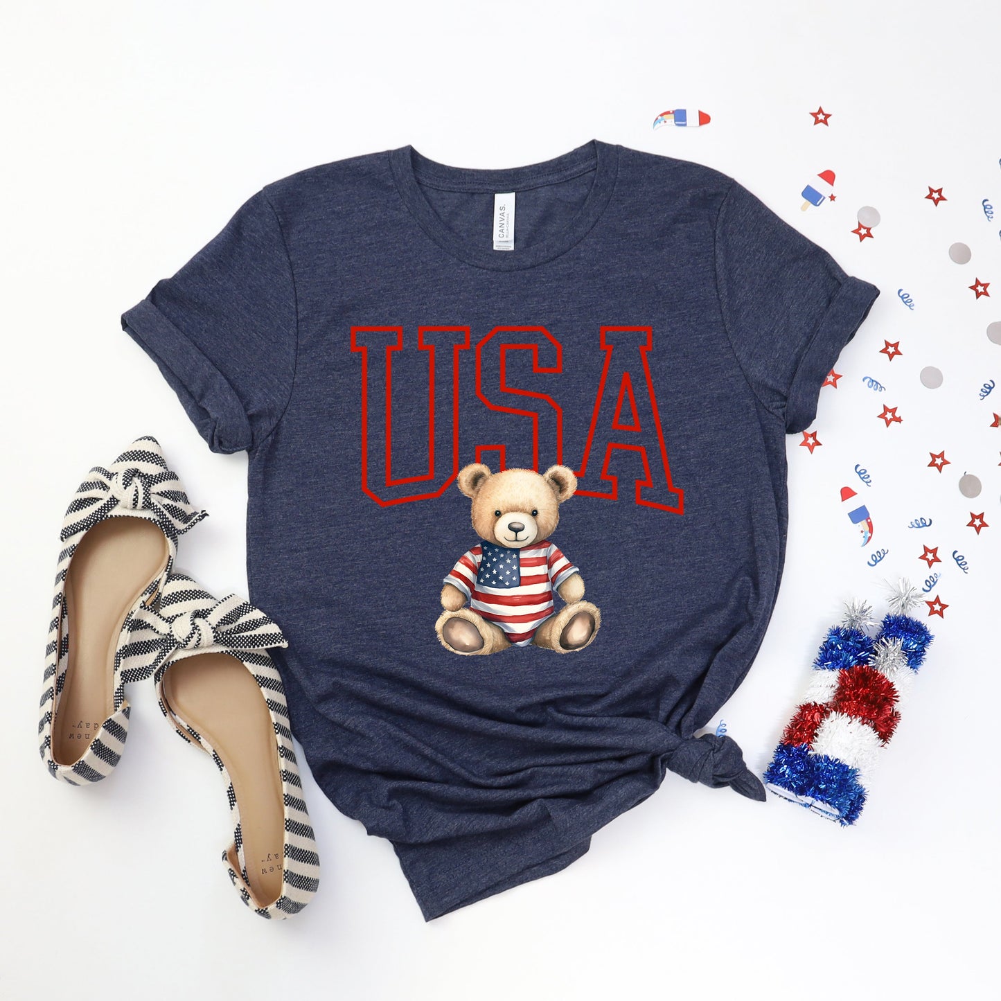 USA Bear | Short Sleeve Graphic Tee