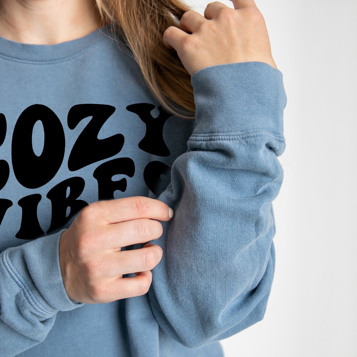 Cozy Vibes | Graphic Lighweight Garment Dyed Set