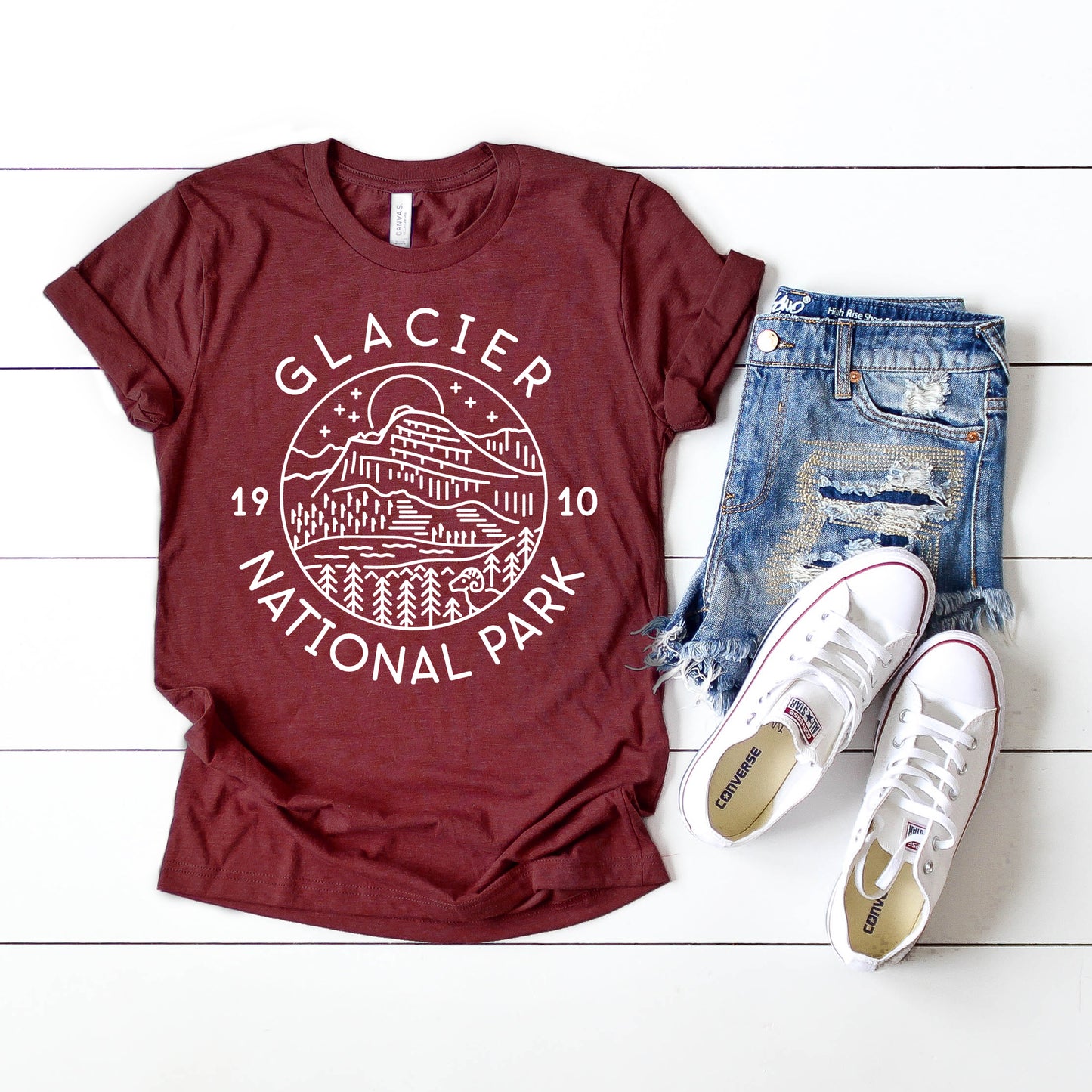 Glacier National Park | Short Sleeve Crew Neck