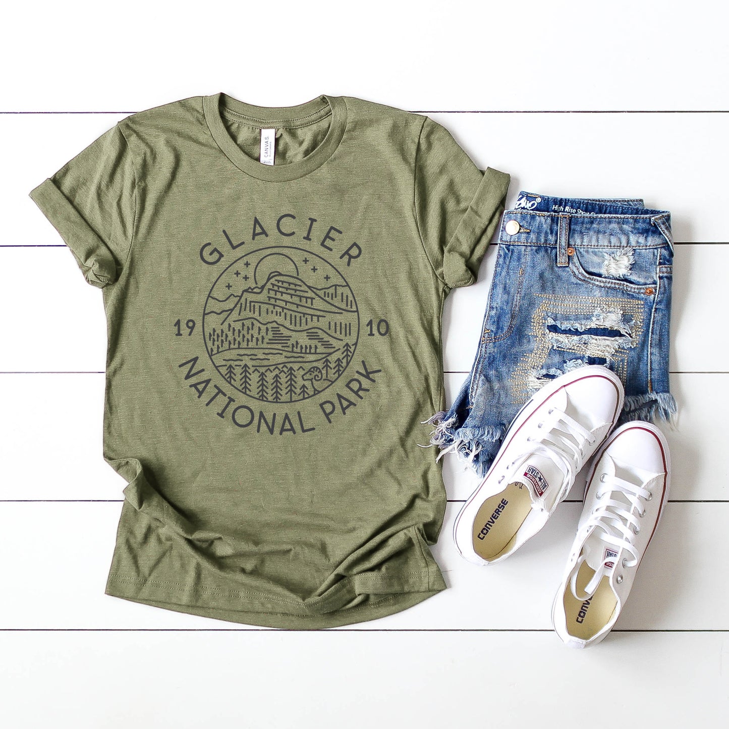 Glacier National Park | Short Sleeve Crew Neck