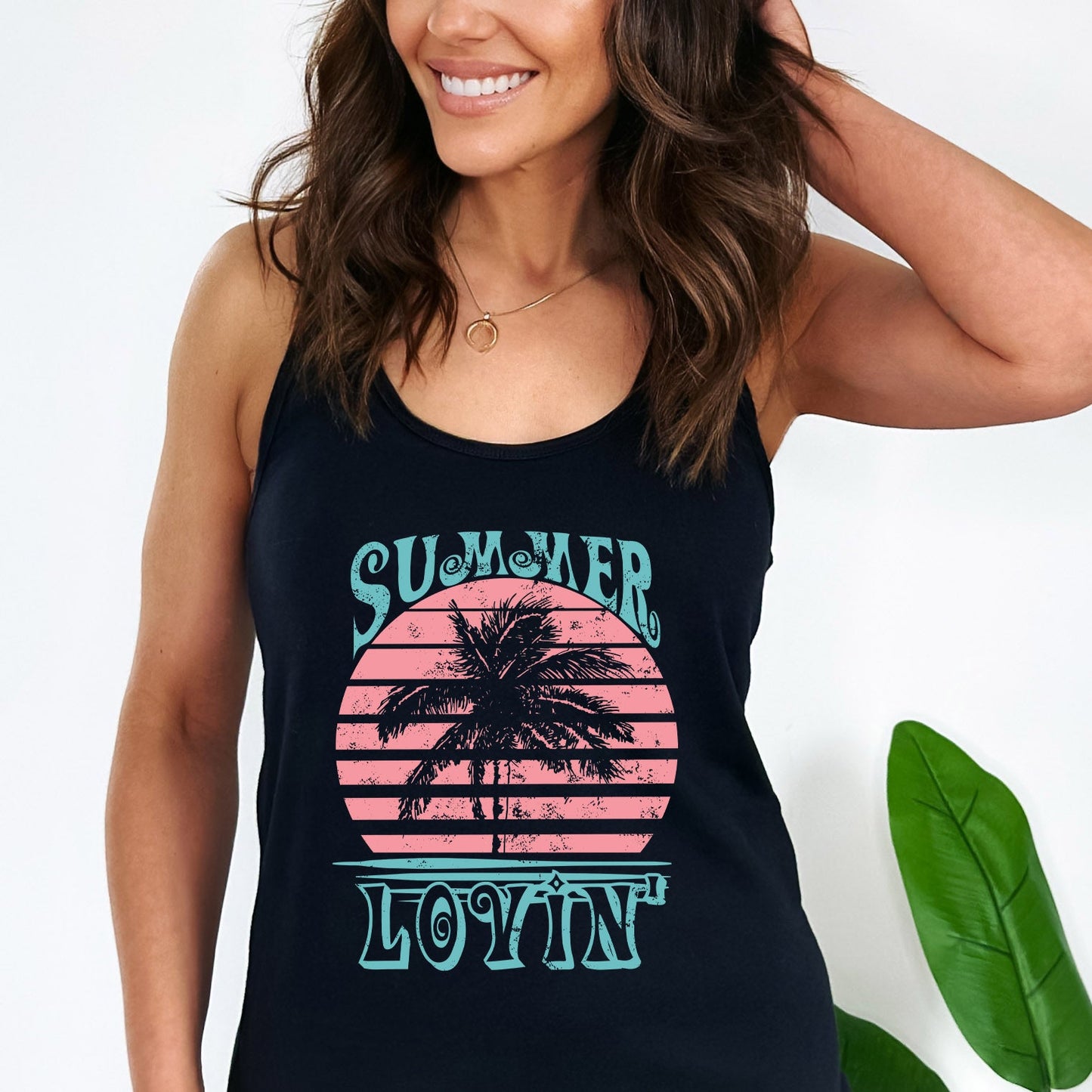 Summer Lovin' Colorful | Racerback Tank